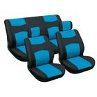 Stoelhoesset 6-delig blauw/zwart Carpoint 0310048 Stoelhoesset 6-delig blauw/zwart Carpoint 0310048