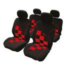 Stoelhoesset 8-delig 'Racing' rood airbag Carpoint 0310220 Stoelhoesset 8-delig 'Racing' rood airbag Carpoint 0310220