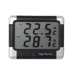 Thermometer binne/buiten zwart/zilver Carpoint 1121212 Thermometer binne/buiten zwart/zilver Carpoint 1121212