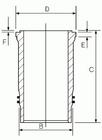 Cilinderbus/voering Goetze Engine 1445231000 Cilinderbus/voering Goetze Engine 1445231000