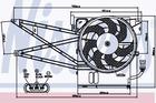 Nissens Ventilatormotor-/wiel Airco condensor 85017 Nissens Ventilatormotor-/wiel Airco condensor 85017