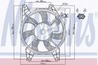 Ventilatormotor-/wiel Airco condensor Nissens 85086 Ventilatormotor-/wiel Airco condensor Nissens 85086