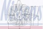 Ventilatormotor-/wiel Airco condensor Nissens 85266 Ventilatormotor-/wiel Airco condensor Nissens 85266