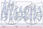 Ventilatorwiel-motorkoeling Nissens 85487 Ventilatorwiel-motorkoeling Nissens 85487
