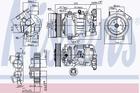 Airco compressor Nissens 890044 Airco compressor Nissens 890044