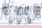 Airco compressor Nissens 890051 Airco compressor Nissens 890051