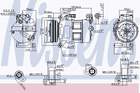 Nissens Airco compressor 890062 Nissens Airco compressor 890062