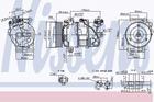 Airco compressor Nissens 890126 Airco compressor Nissens 890126