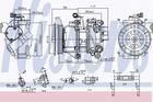 Airco compressor Nissens 890145 Airco compressor Nissens 890145