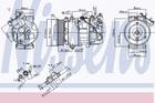 Airco compressor Nissens 890299 Airco compressor Nissens 890299