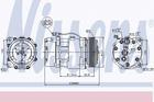 Airco compressor Nissens 89061 Airco compressor Nissens 89061