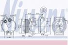 Nissens Airco compressor 89070 Nissens Airco compressor 89070