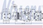 Airco compressor Nissens 89071 Airco compressor Nissens 89071