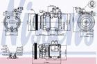 Nissens Airco compressor 89082 Nissens Airco compressor 89082