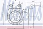 Oliekoeler motorolie Nissens 90701 Oliekoeler motorolie Nissens 90701