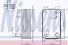 Oliekoeler autom.bak Nissens 90941 Oliekoeler autom.bak Nissens 90941
