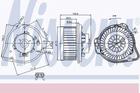 Kachelventilatormotor-/wiel Nissens 87020 Kachelventilatormotor-/wiel Nissens 87020