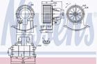 Kachelventilatormotor-/wiel Nissens 87033 Kachelventilatormotor-/wiel Nissens 87033