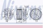 Kachelventilatormotor-/wiel Nissens 87043 Kachelventilatormotor-/wiel Nissens 87043