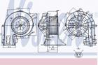 Kachelventilatormotor-/wiel Nissens 87049 Kachelventilatormotor-/wiel Nissens 87049