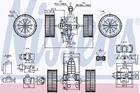 Kachelventilatormotor-/wiel Nissens 87117 Kachelventilatormotor-/wiel Nissens 87117