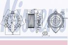 Kachelventilatormotor-/wiel Nissens 87173 Kachelventilatormotor-/wiel Nissens 87173