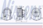Kachelventilatormotor-/wiel Nissens 87271 Kachelventilatormotor-/wiel Nissens 87271