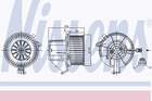 Nissens Kachelventilatormotor-/wiel 87391 Nissens Kachelventilatormotor-/wiel 87391