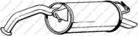 Achterdemper Bosal 228475 Achterdemper Bosal 228475