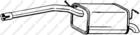 Achterdemper Bosal 233059 Achterdemper Bosal 233059