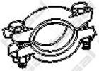 Bosal Uitlaatklem 254-787 Bosal Uitlaatklem 254-787
