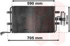 Airco condensor Van Wezel 03015130 Airco condensor Van Wezel 03015130