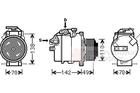 Airco compressor Van Wezel 0600k411 Airco compressor Van Wezel 0600k411