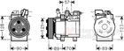 Van Wezel Airco compressor 8200K257 Van Wezel Airco compressor 8200K257
