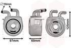 Oliekoeler motorolie Van Wezel 18013706 Oliekoeler motorolie Van Wezel 18013706