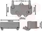 Oliekoeler motorolie Van Wezel 37013710 Oliekoeler motorolie Van Wezel 37013710