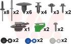 Bumper montageset Van Wezel 4328794 Bumper montageset Van Wezel 4328794