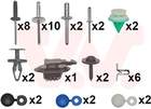 Bumper montageset Van Wezel 4333794 Bumper montageset Van Wezel 4333794