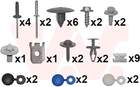 Bumper montageset Van Wezel 4334794 Bumper montageset Van Wezel 4334794