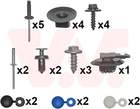 Bumper montageset Van Wezel 4377793 Bumper montageset Van Wezel 4377793