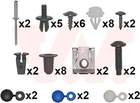 Van Wezel Bumper montageset 5747794 Van Wezel Bumper montageset 5747794