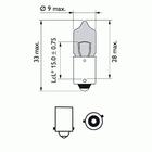 Gloeilamp achteruitrijlicht / Gloeilamp interieurverlichting / Gloeilamp leeslamp / Gloeilamp parkeer-/ begrenzingslicht Philips 12036whvb2 Gloeilamp achteruitrijlicht / Gloeilamp interieurverlichting / Gloeilamp leeslamp / Gloeilamp parkeer-/ begrenzingslicht Philips 12036whvb2