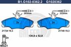 Remblokset Galfer b1g10203622 Remblokset Galfer b1g10203622