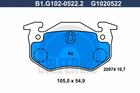 Remblokset Galfer b1g10205222 Remblokset Galfer b1g10205222
