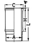 Kolbenschmidt Cilinderbus/voering 89844110 Kolbenschmidt Cilinderbus/voering 89844110