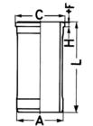 Kolbenschmidt Cilinderbus/voering 89568110 Kolbenschmidt Cilinderbus/voering 89568110