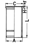 Kolbenschmidt Cilinderbus/voering 89879110 Kolbenschmidt Cilinderbus/voering 89879110
