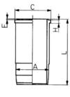 Kolbenschmidt Cilinderbus/voering 89588110 Kolbenschmidt Cilinderbus/voering 89588110