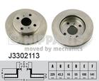 Remschijf Nipparts j3302113 Remschijf Nipparts j3302113