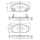 Remblokset Nipparts j3600323 Remblokset Nipparts j3600323
